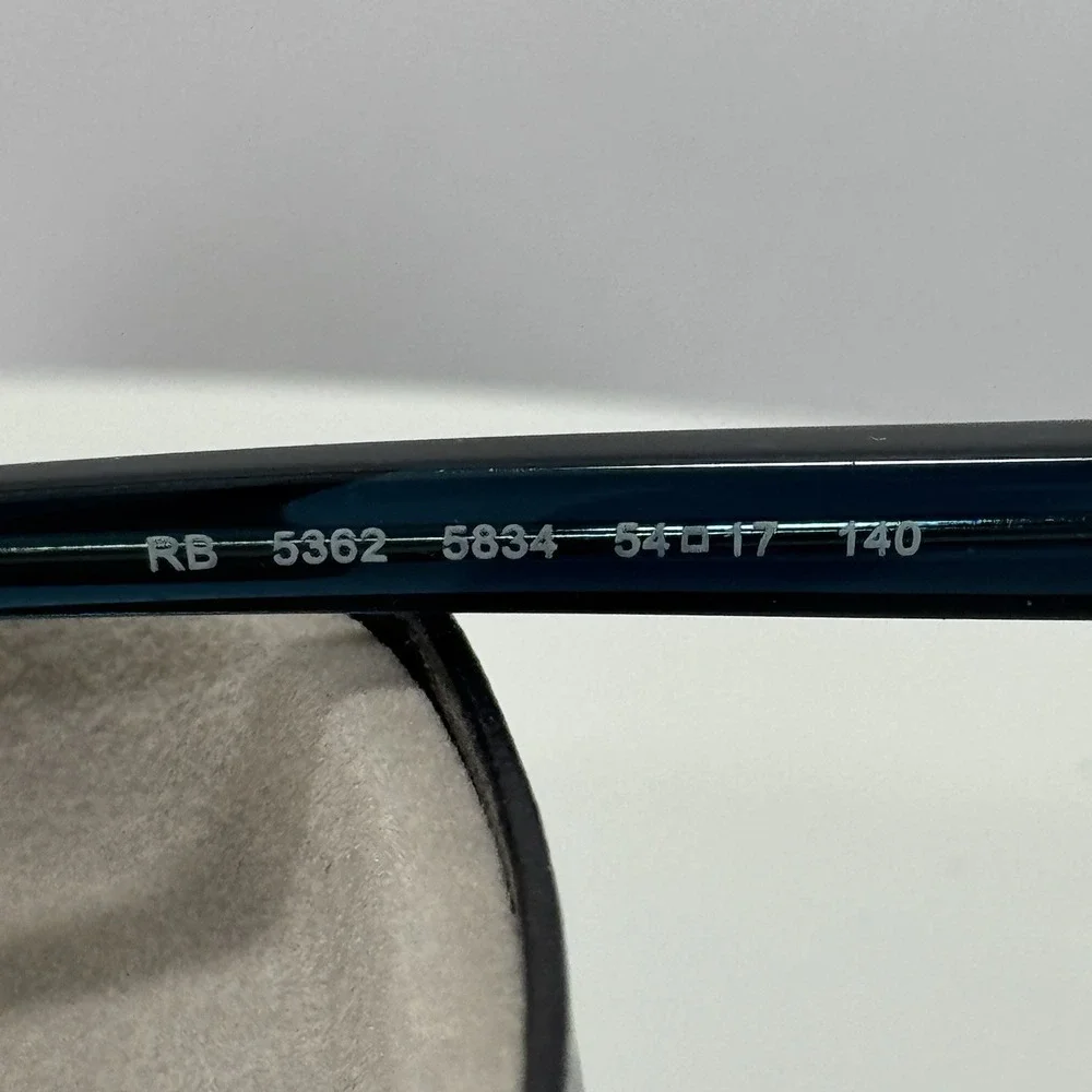 Ray-Ban RB 5362 5834 Blue Pink Gradient Cat Eye Eyeglasses Frames 54-17-140 Case